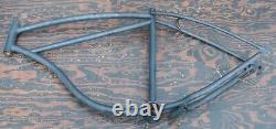 Vintage 1950 Schwinn Hornet Panther Bike FRAME Cruiser Bicycle 26 S-2 Wheel Rim