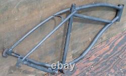 Vintage 1950 Schwinn Hornet Panther Bike FRAME Cruiser Bicycle 26 S-2 Wheel Rim