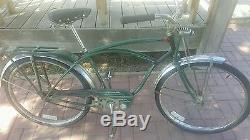 Vintage 1950 Schwinn green Phantom Bicycle