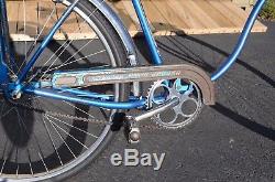 Vintage 1950's Blue Schwinn Mark II Jaguar Men's Bicycle Can Ship To You