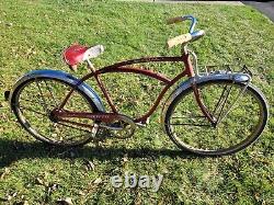 Vintage 1950's SCHWINN CORVETTE Mens Bicycle Bike American