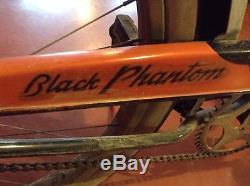 Vintage 1950's Schwinn Black Phantom Original Bicycle