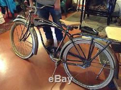 Vintage 1950's Schwinn Black Phantom Original Bicycle