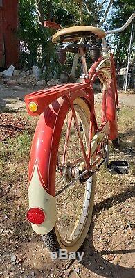 Vintage 1950s Schwinn Bike Antique Old Bicycle CollectableNICE BIKE