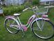 Vintage 1950s Schwinn Starlet 1952 Pink Womans Ladies Bicycle 24 Bike Jun. 1952