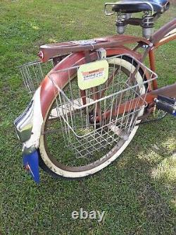 Vintage 1950s schwinn BF Goodrich Challenger mens bicycle sieral no. R00892