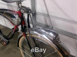 Vintage 1951-1957 Schwinn Black Phantom Bicycle Bike Serial Number B98355