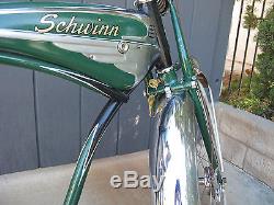 Vintage 1951' S. N. H26587 Schwinn GREEN Phantom Original Bicycle