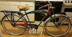 Vintage 1951 Schwinn Black Phantom Bicycle