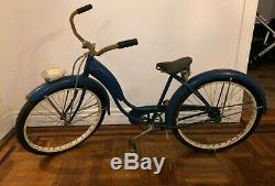 Vintage 1951 Schwinn Starlet D-67 Bicycle Original 26 Head light Rare Chicago