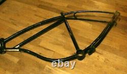 Vintage 1952 Schwinn Straight Bar Bicycle Frame H 25