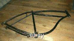 Vintage 1952 Schwinn Straight Bar Bicycle Frame H 25