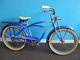 Vintage 1953 Schwinn Phantom Boys 20 Inch Bicycle Blue Made In Chicago