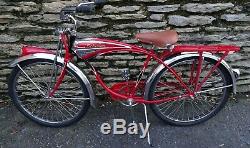Vintage 1953 Schwinn Red Phantom Bicycle