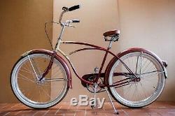 Vintage 1953 Schwinn Wasp 26 Fully Restored / Original Patina