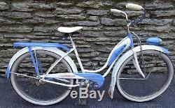 Vintage 1954 Schwinn Bf Goodrich Starlet 26 Balloon Tire Bicycle