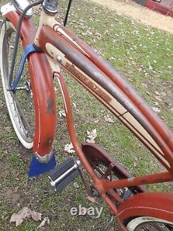 Vintage 1955 schwinn DX BF Goodrich Challenger bicycle sieral R00892