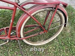 Vintage 1957 Schwinn Cadillac Balloon Tires 26 Bicycle