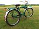 Vintage 1957 Schwinn Green Phantom Bicycle. Beautiful. B6 Panther Hornet