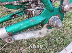 Vintage 1957 Schwinn Green Phantom bicycle. Beautiful. B6 panther hornet