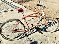 Vintage 1958 SCHWINN FLYING STAR 26 Cruiser Klunker 2 Speed Bendix Wasp Hornet