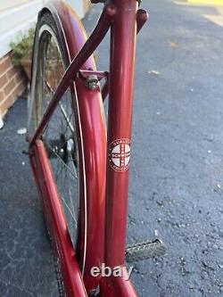 Vintage 1958 Schwinn Breeze Womens Bike Bicycle Red Chicago Wald Basket