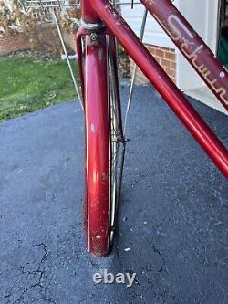 Vintage 1958 Schwinn Breeze Womens Bike Bicycle Red Chicago Wald Basket