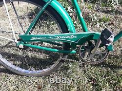 Vintage 1959 Schwinn Green speedster bicycle bike CANTILEVER MODEL