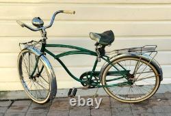 Vintage 1959 Schwinn Mens Tiger Bicycle 24 Crusier Huffy Murray Western Flyer