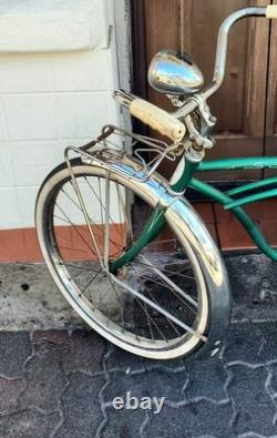 Vintage 1959 Schwinn Mens Tiger Bicycle 24 Crusier Huffy Murray Western Flyer