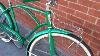 Vintage 1960 S Western Flyer Starfire Green Bicycle