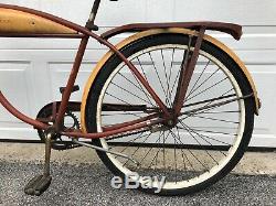 Vintage 1960 Schwinn Bicycle Flying Star 26 Wheels 18.5 Frame Chicago USA