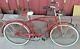 Vintage 1960 Schwinn Deluxe Hornet 26 Men's Bike Metallic Red/black Springer