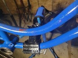 Vintage 1960 Schwinn Tornado Frame + Fork Blue Fastback Stardust S7 Krate