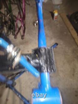 Vintage 1960 Schwinn Tornado Frame + Fork Blue Fastback Stardust S7 Krate