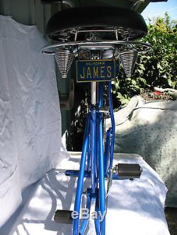 Vintage 1960's Blue Schwinn Exercise Stationary Bike Completely Restored
