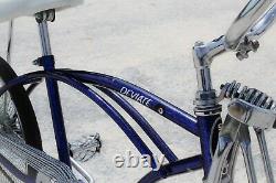 Vintage 1960's Schwinn Stingray Bike in Blue