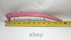 Vintage 1960s Girls Schwinn Slimline Horn Tank Starlet Fiesta 26 Bike Part Pink