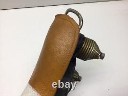 Vintage 1960s Mesinger Men's Bicycle Seat Gold White Schwinn Bike Original