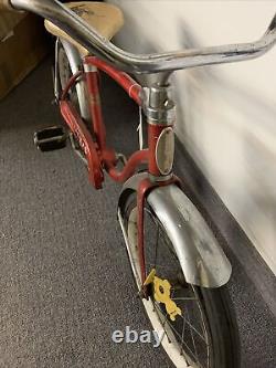 Vintage 1960s SCHWINN PIXIE Red with 16 wheels + solid tires