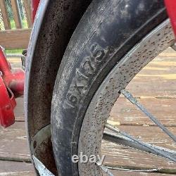 Vintage 1960s SCHWINN PIXIE Red with16 wheels, and training wheels, Untouched