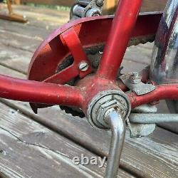 Vintage 1960s SCHWINN PIXIE Red with16 wheels, and training wheels, Untouched