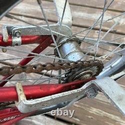 Vintage 1960s SCHWINN PIXIE Red with16 wheels, and training wheels, Untouched