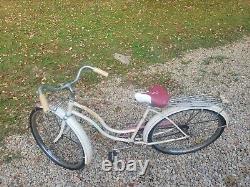 Vintage 1960s Schwinn CATALINA 1960 Pink Womans Ladies Bicycle 26 Bike