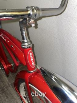 Vintage 1960s Schwinn Fleet Cruiser Bike Tank Rack Bendix 2 Speed Red Survivor