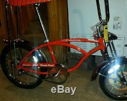 Vintage 1960s Schwinn Orange Crate Banana Seat Bicycle Cool