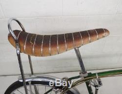 Vintage 1960s Schwinn Sting-Ray Fastback 5-Speed Stik-Shift Bicycle Banana Seat