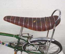 Vintage 1960s Schwinn Sting-Ray Fastback 5-Speed Stik-Shift Bicycle Banana Seat