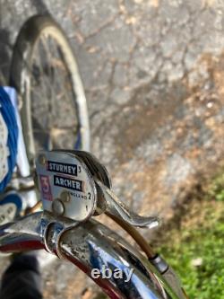 Vintage 1960s blue Schwinn Deluxe Breeze 3-speed Bike (Bicycle) withBasket&Lights