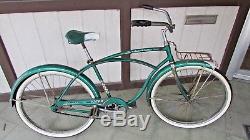 Vintage 1961 Green Schwinn 26 Tiger 2 Speed Kickback Bicycle All Original